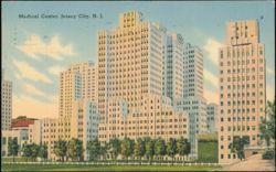 Medical Center, Jersey City, New Jersey Postcard