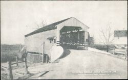 Covered Bridge near Manheim, Pennsylvania Postcard