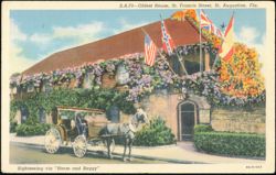 Oldest House, St. Francis Street, St. Augustine Postcard