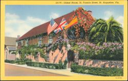 Oldest House, St. Francis Street Postcard