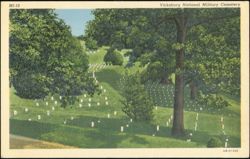 Vicksburg National Military Cemetery Postcard
