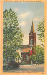St. Bartholomew's Catholic Church Postcard