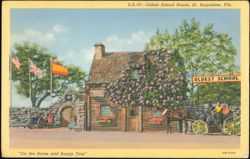 Oldest School House, St. Augustine Postcard