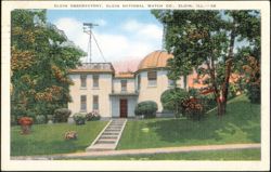 Elgin Observatory, Elgin National Watch Co. Postcard