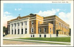 Memorial Hall, Joplin, Missouri Postcard