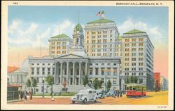 Borough Hall, Brooklyn, New York Postcard