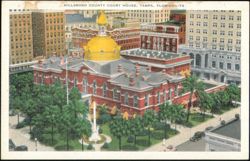 Hillsboro County Court House Postcard