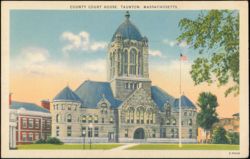 County Court House, Taunton, Massachusetts Postcard