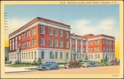 Richland County Court House, Columbia, South Carolina Postcard