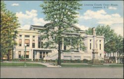 Laurens County Court House Postcard