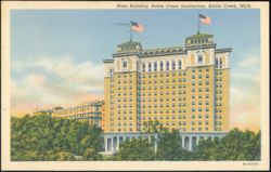 Main Building, Battle Creek Sanitarium Postcard