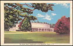 The Music Shed, Tanglewood Postcard