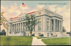 County Court House, Wichita Falls, Texas Postcard