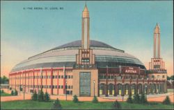 The Arena, St. Louis, Missouri Postcard