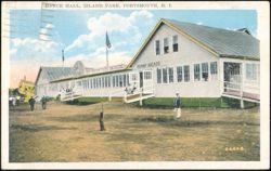 Dance Hall and Penny Arcade, Island Park Postcard