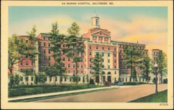 Marine Hospital, Baltimore, Maryland Postcard