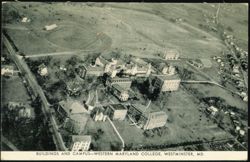 Buildings and Campus, Western Maryland College Postcard