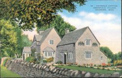 Cotswold Cottage, Greenfield Village Postcard