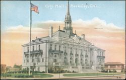 City Hall, Berkeley, California Postcard