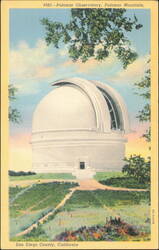 Palomar Observatory, Palomar Mountain Postcard