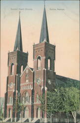 Sacred Heart Church Postcard
