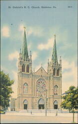 St. Gabriel's R. C. Church Postcard