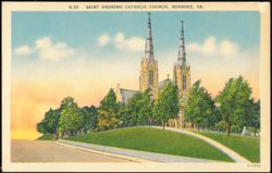 Saint Andrews Catholic Church Postcard