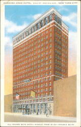 Cornish Arms Hotel, 23rd St. and 8th Ave., New York City Postcard