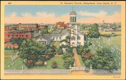 St. George's Church, Hempstead, Long Island Postcard
