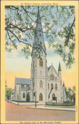 St. Mary's Church, The Queen City of the Merrimac Valley Postcard