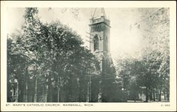 St. Mary's Catholic Church Postcard