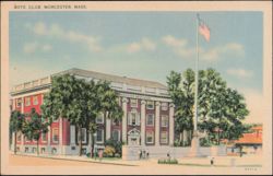 Boys Club Building, Worcester, Massachusetts Postcard
