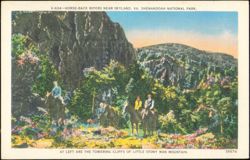 Horse-Back Riders Near Skyland, Shenandoah National Park Postcard