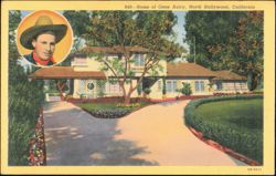 Home of Gene Autry, North Hollywood, California Postcard