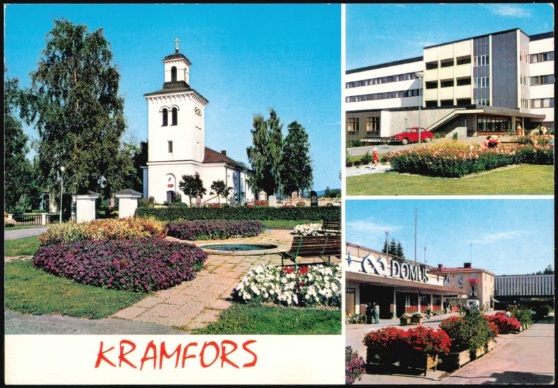 Kramfors Church and Domus Department Store, Sweden