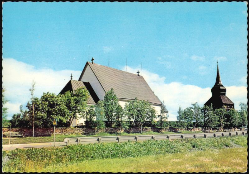 Frösö Church and Bell Tower Frösön Sweden T. Wahlstedt