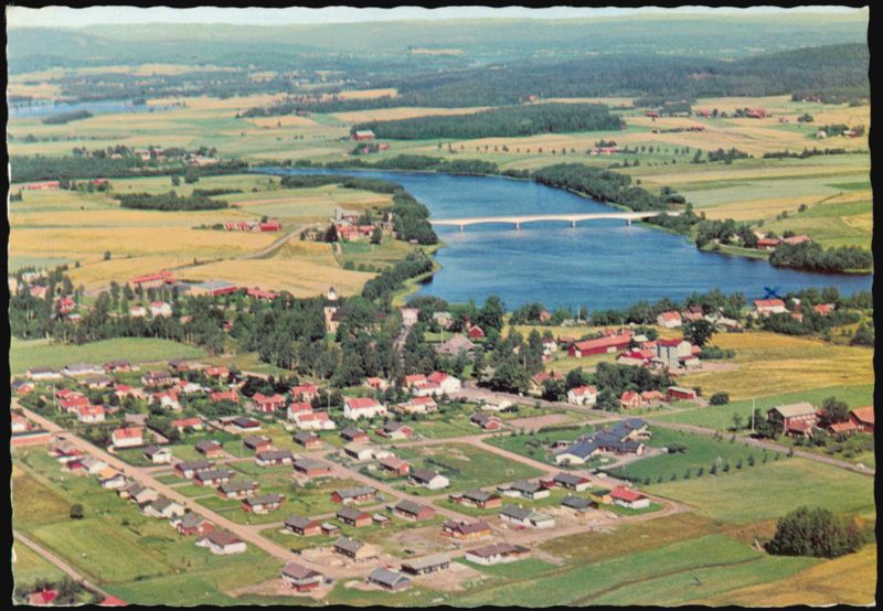 Aerial View of Gustafs, Dalarna, Sweden Ernst J. Köppler