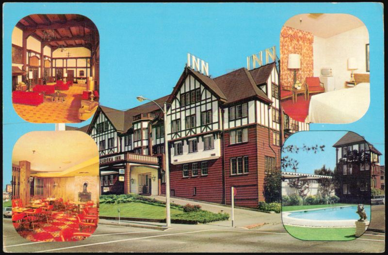 Eureka Inn, Tudor Style Hotel with Pool and Rib Room California