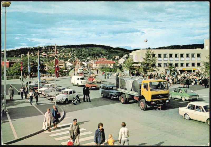 Kongens Gate Street View in Steinkjer, Norway