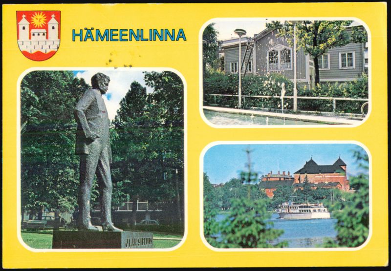 Hämeenlinna Landmarks and Jean Sibelius Statue Finland