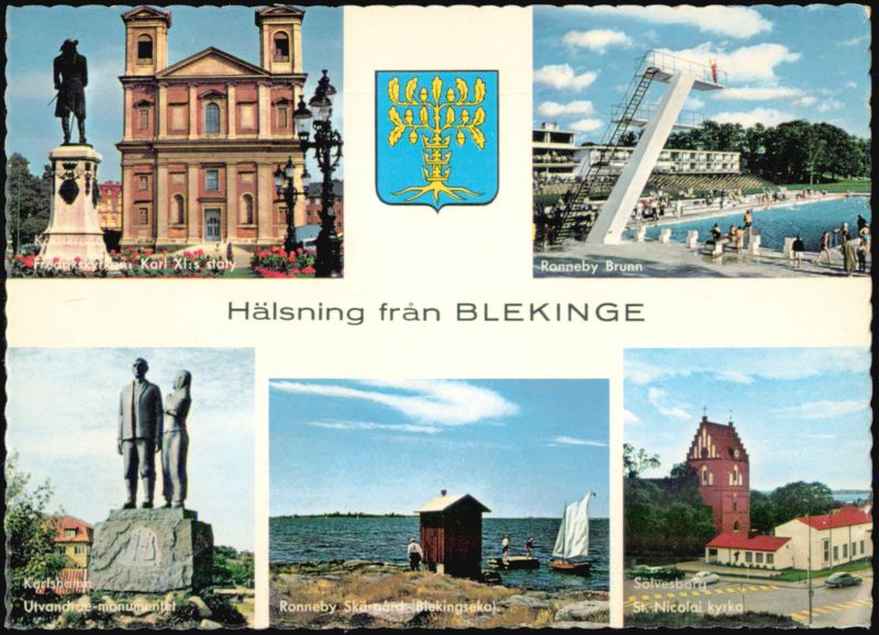 Blekinge Province Landmarks and Scenery, Sweden