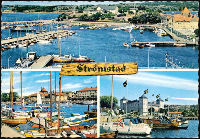 Strömstad Harbor and Waterfront Scenes, Sweden