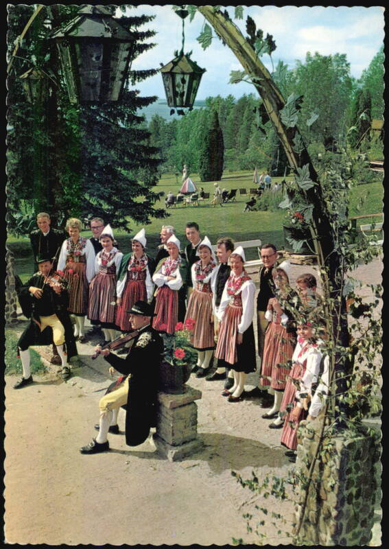 Leksands Folkdancers in Traditional Swedish Costume Sweden