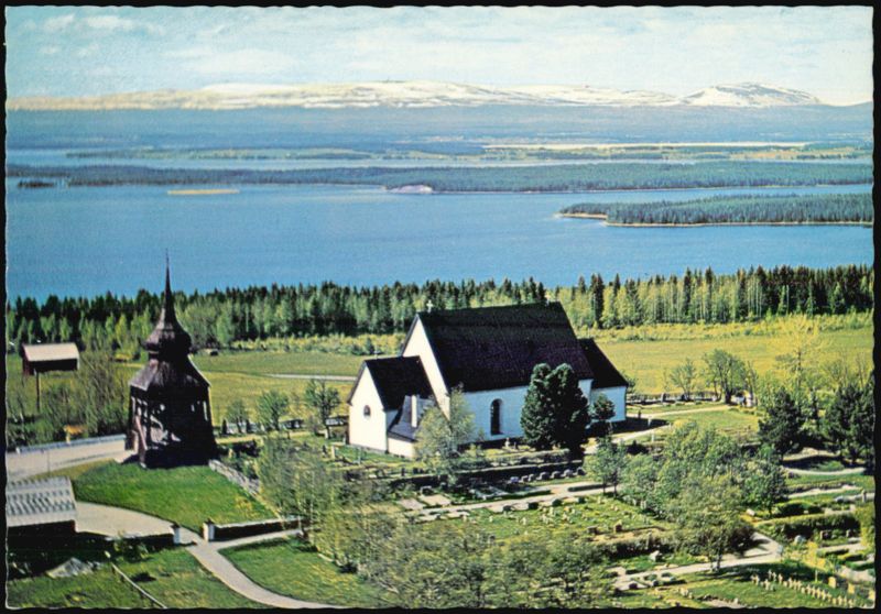 Frösö Church and Bell Tower, Sweden Frösön T. Wahlstedt