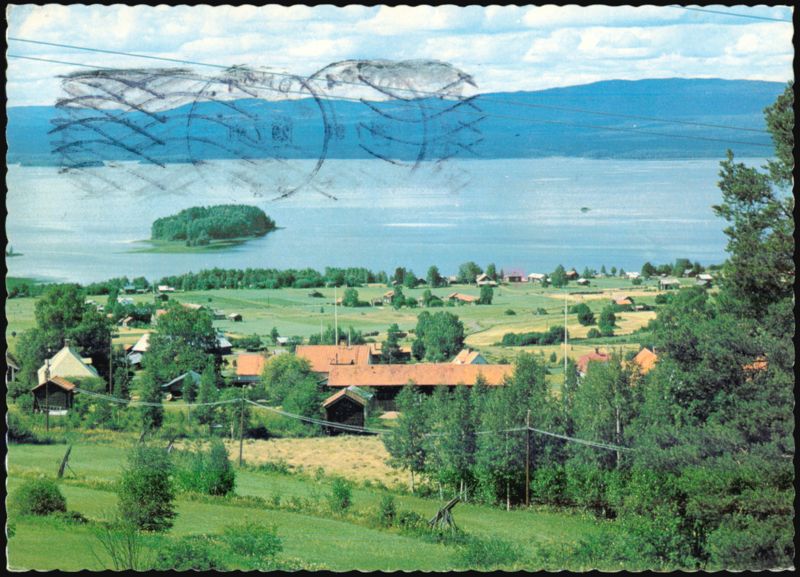 Skeer View Over Holen and Orsasjön Lake, Dalarna, Sweden