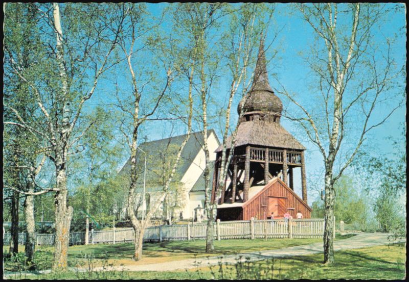 Frösö Church and Bell Tower, Sweden Frösön T. Wahlstedt