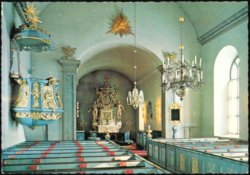 Frösö Church Interior, Sweden Frösön T. Wahlstedt