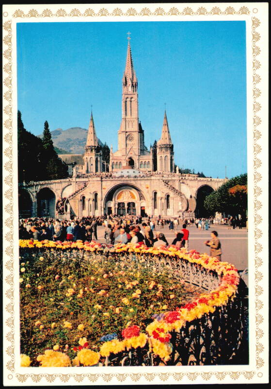 Basilica and Esplanade in Lourdes, France