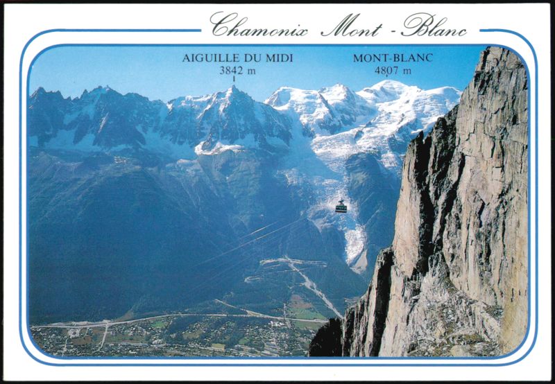 Aiguille du Midi and Mont-Blanc, Chamonix, France JP Fecci