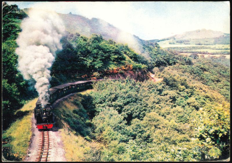 Vale of Rheidol Railway Steam Train at Devil's Bridge United Kingdom